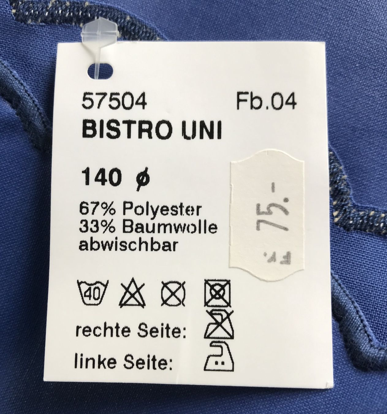 Altra biancheria da tavola: BISTRO TISCHDECKE NEU DURCHMESSER 140CM – Nuovo (secondo la descrizione) da Ostermundigen venduto da crazy-horse-1840 1