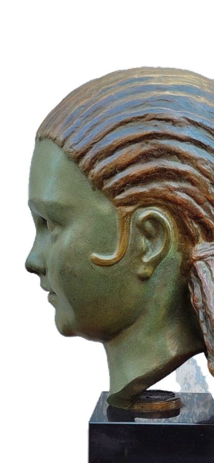 Skulpturen & Statuen: Buste Art-déco Bourraine , 1920 – Gebraucht aus Lausanne von Vibewave 4