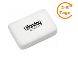 Kunststoff-Radierer RECTANGO 40, weiss
