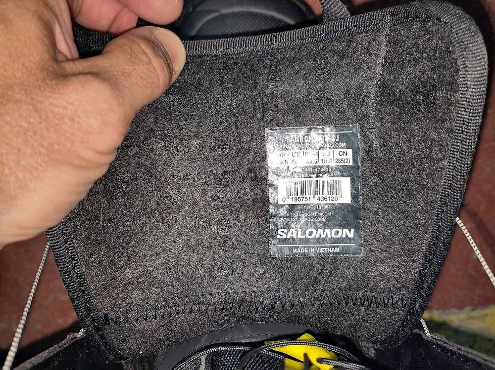 Salomon Scarpe da uomo: Salomon Snowboard Schuhe (43.5) – Usato da Chur venduto da mar_qc6f 3