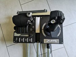 Commandes de vol Logitech X56 HOTAS 