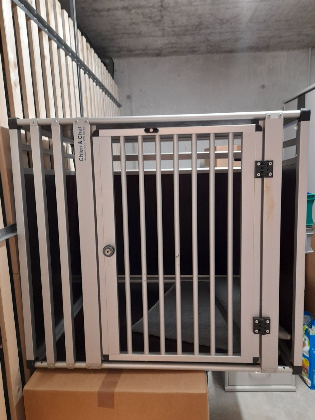 Gabbie, trasporto & Sicurezza: Alu-Hundetransport-Box – Usato da Rosshäusern venduto da sim_c87d