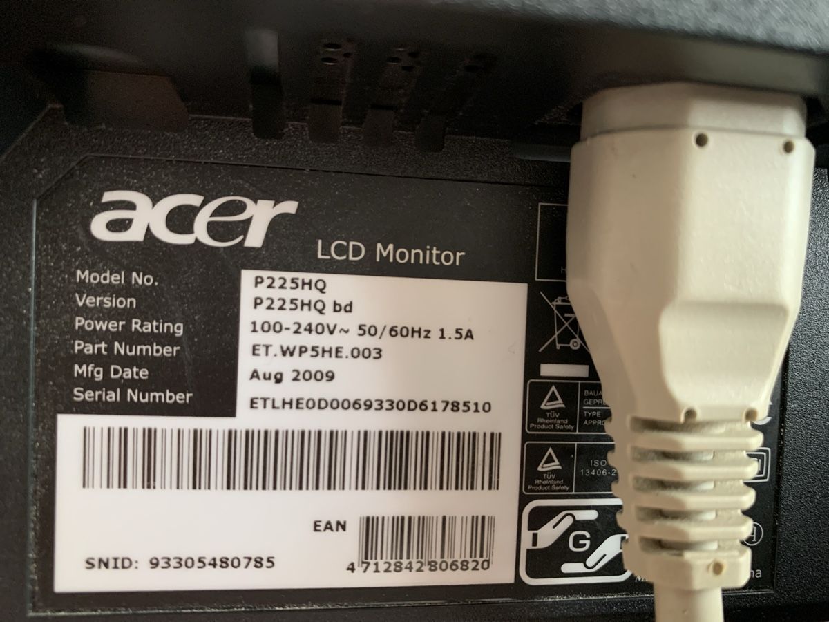 Acer Monitor: Monitor Acer – Usato da Udligenswil venduto da Trisha70 3