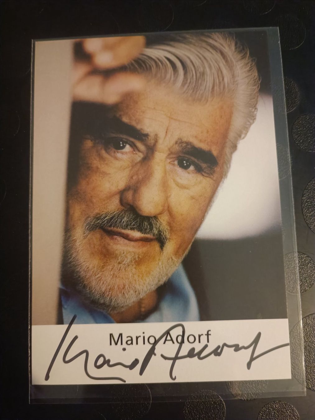 Autogramme: Mario Adorf - handsigniert – Gebraucht aus Menziken von Artographs
