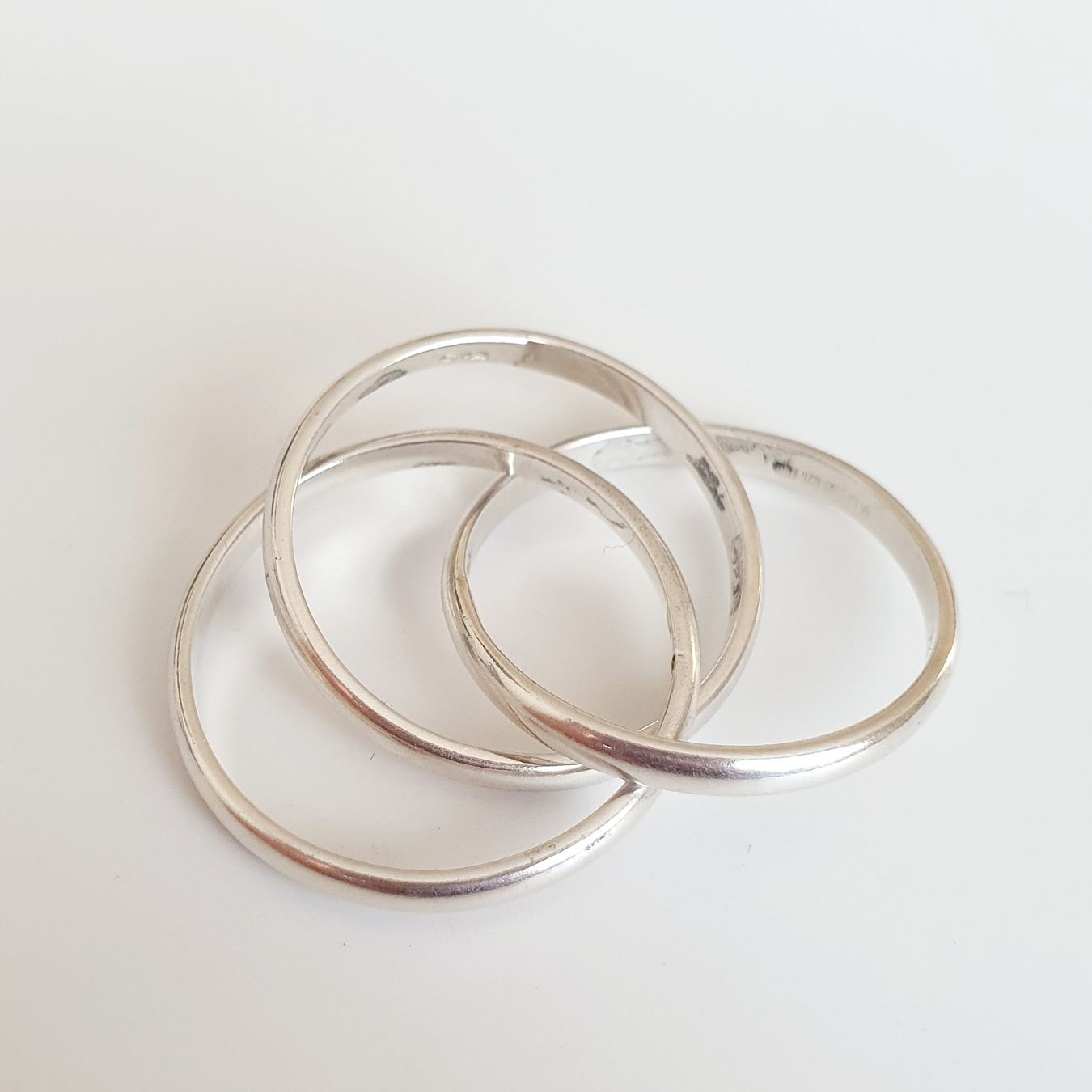 Anelli: Trinity-Ring aus 925 Silber gr. 21,2 mm – Usato da Kreuzlingen venduto da Wunderkiste123 5