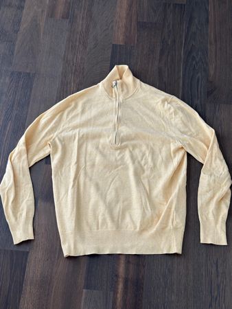 Brooks Brothers Quarter Sip Sweatshirt in Gelb, Grösse XS