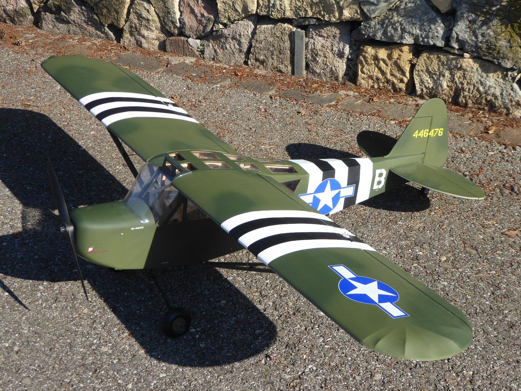 RC Modellbau: PIPER J3 Military CMPro – Gebraucht aus anwil von Lancia_Fulvia 1