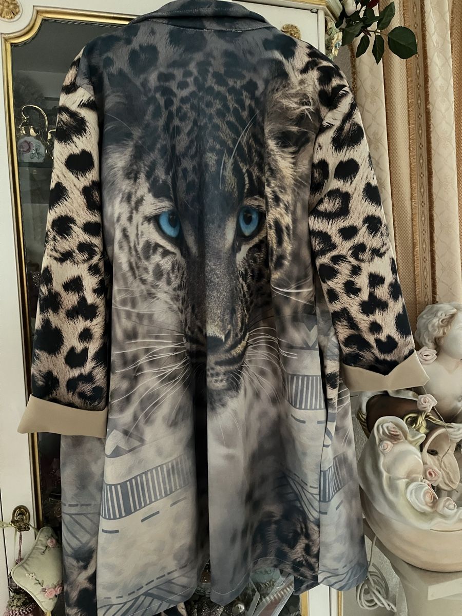 Giacche: Eyecatcher Gehrock mit Leopardengesicht  – Nuovo (secondo la descrizione) da Mellingen venduto da Engelkuss 2