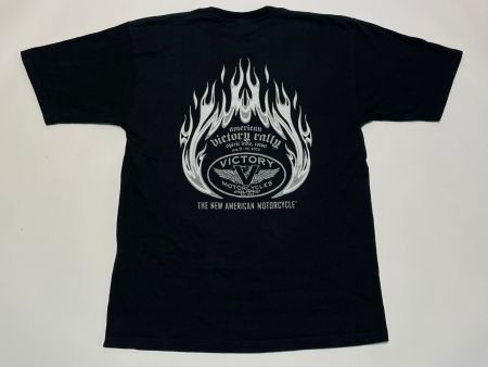 Vintage Y2K T-Shirt Victory Bike Rally Harley Davidson Sz L