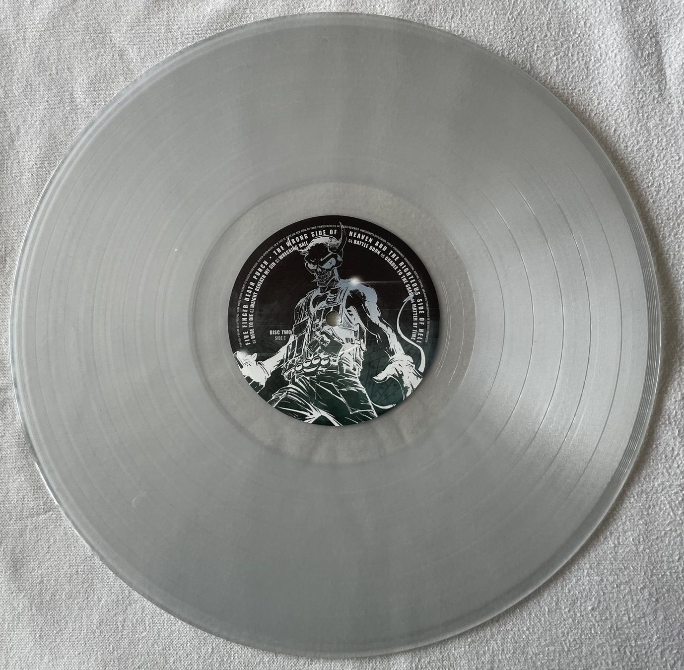 Vinyles: Five Finger Death Punch ‎– The Wrong Side - 2 x Clear Vinyl – Neuf (Voir description) à Uster par Zardodel 3
