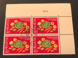 4 er Block Nr.573 mit Vollstempel Bern