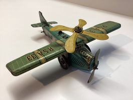 Altes Spielzeug Flugzeug RICO R.S.A 33 Spanien