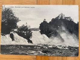 Ansichtskarte Rheinfall, Schloss Laufen, 1926