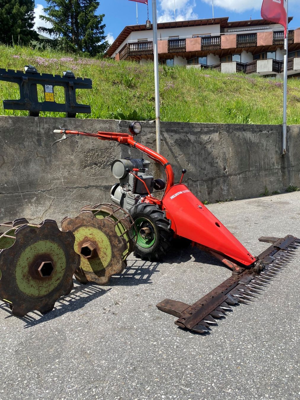 Aebi Raufutterernte: Motormäher Aebi AM8 – Gebraucht aus Davos Dorf von  1