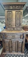 Antikes Buffet / Aufsatzschrank (Neorenaissance) Massivholz