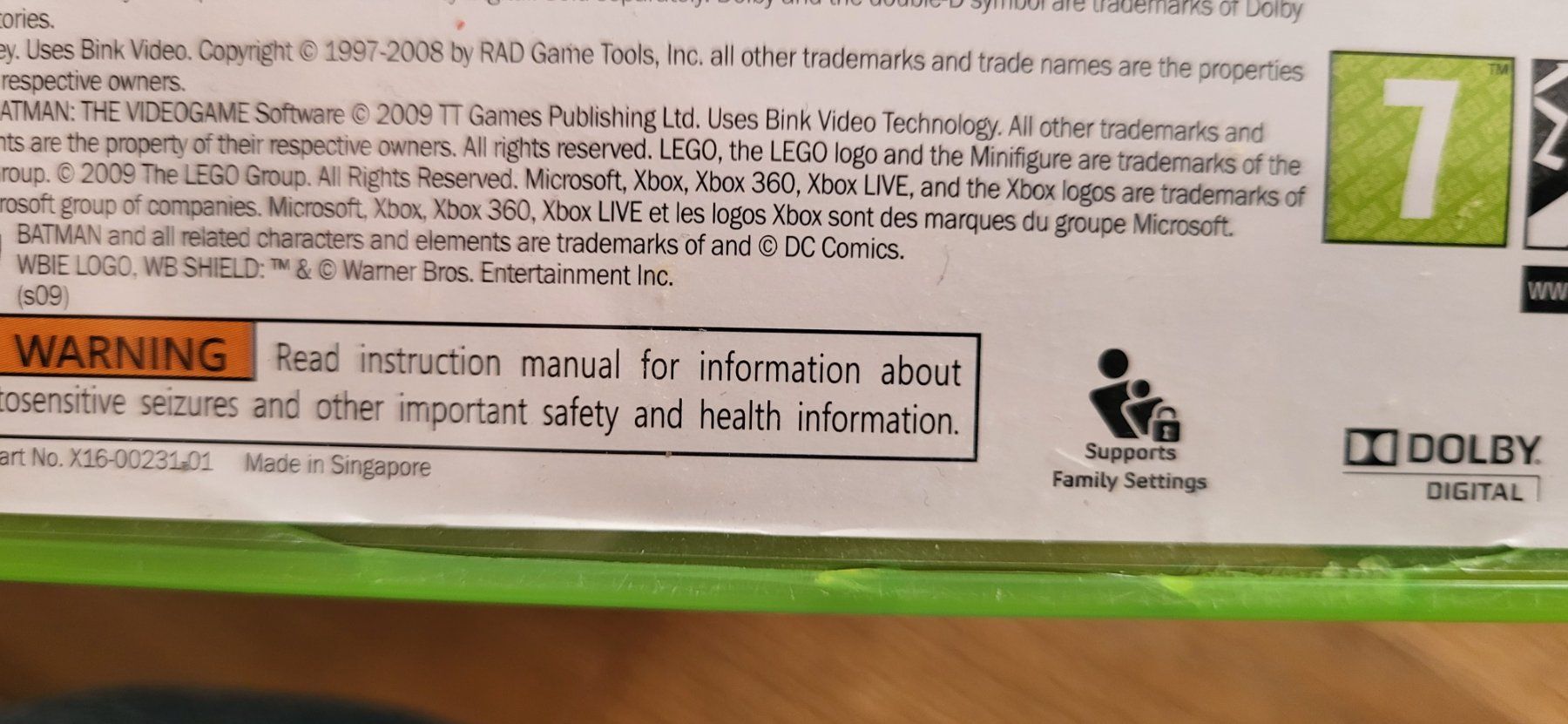 Microsoft Spiele: Xbox 360 - Pure / Lego Batman – Gebraucht aus Münsingen von DigitaleSpielecke 4