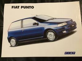 Fiat Punto Verkaufsflyer 2 Seiten Oktober 1995