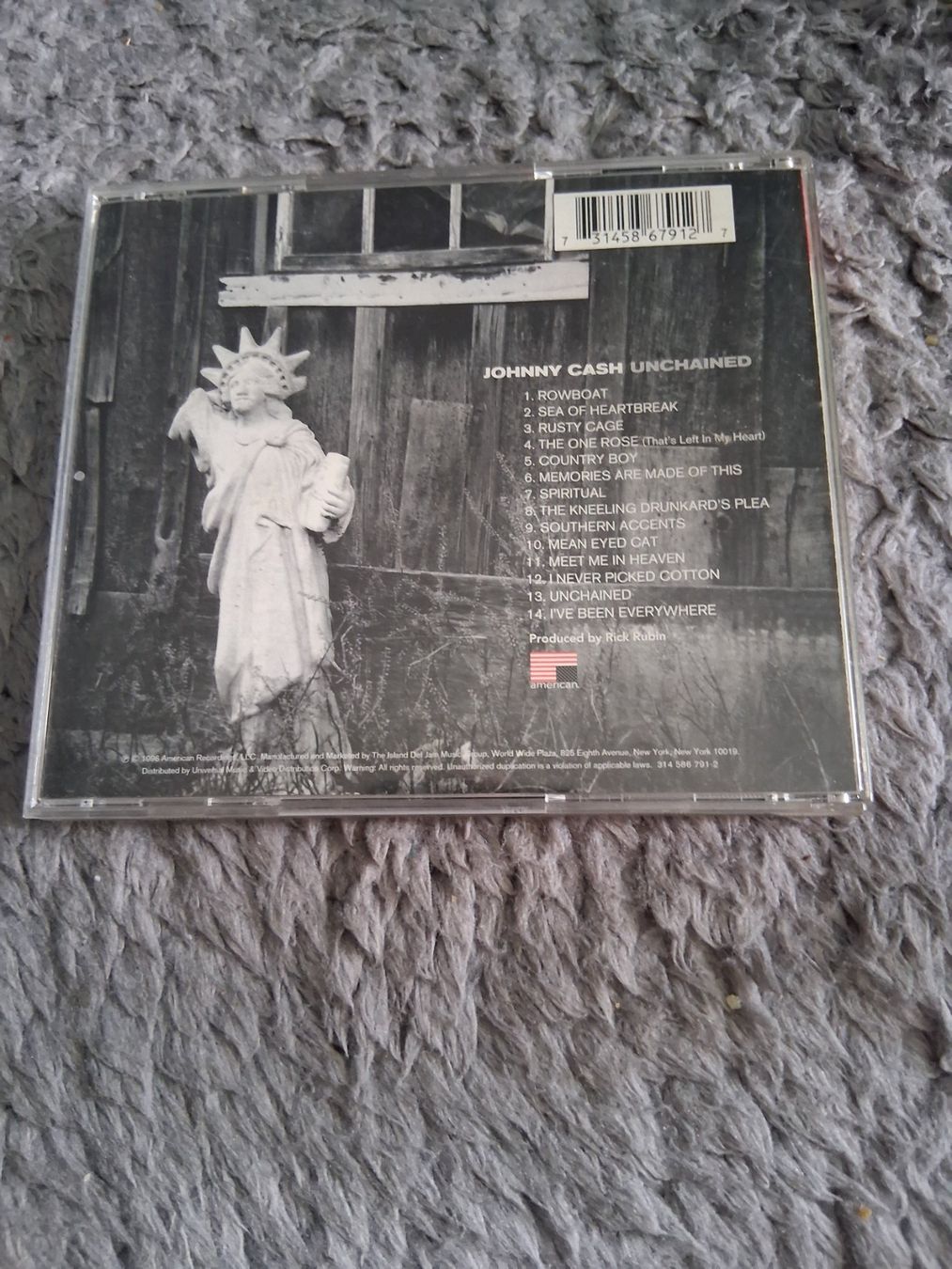 CDs: JOHNNY CASH    UNCHAINED     CD – D'occasion à Wetzikon ZH par Ramones01 1