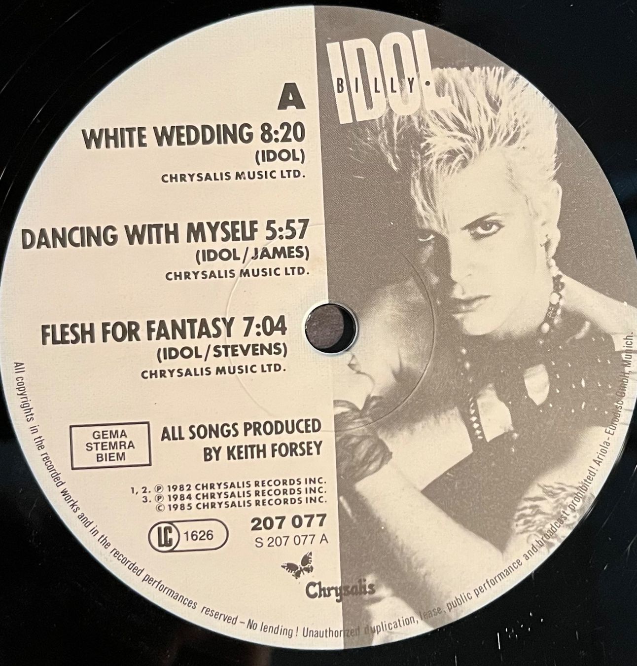 Dischi in vinile: BILLY IDOL - VITAL IDOL - 33 Tours – Usato da Bussigny venduto da vinyl-pas-cher 2
