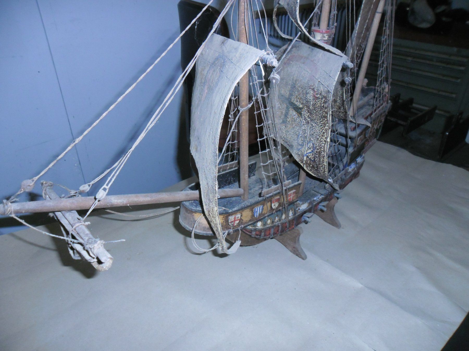 Kit di modellismo & Modellini statici: Älteres Schiffsmodell ev. St. Maria von Chr. Columbus – Usato da Würenlos venduto da Beabuschi 4