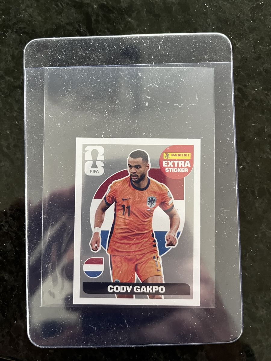 Panini Carte collezionabili: Panini WM Extra Sticker Cody Gakpo - Silber – Usato da Schattdorf venduto da KOoObel