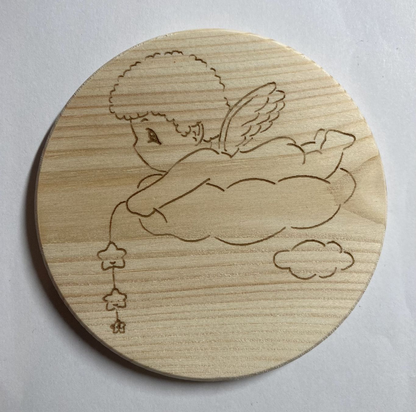 Sottobicchieri: Untersetzer-Set Engel – Nuovo e nell'imballaggio originale da Trimmis venduto da Laserart_FN