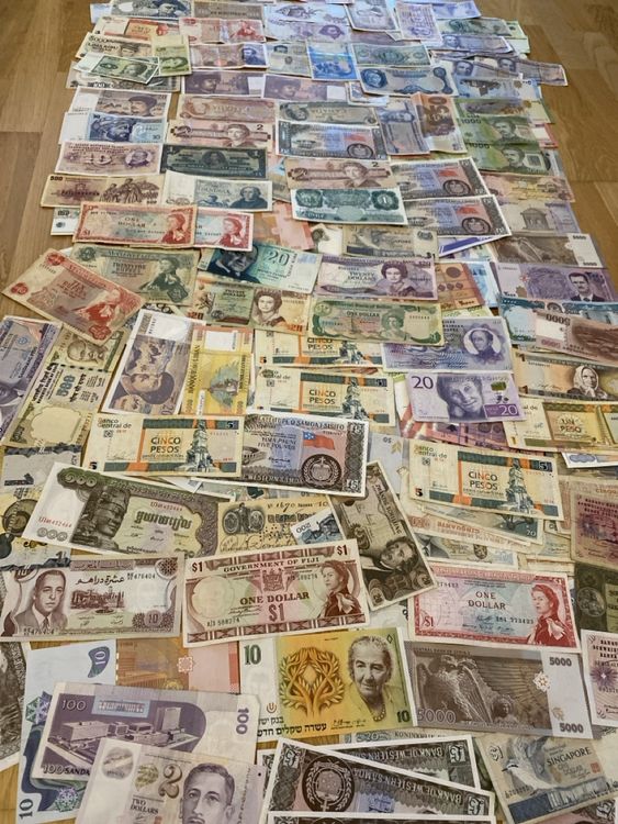 Massive LOT +++ 1000 Banknotes Worldwide (Gebraucht) in Wetzikon für ...