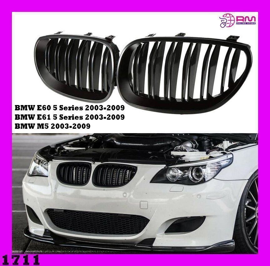 BMW Alle Autoersatzteile: BMW 5er E60 E61 Grill glanz schwarz – Neu und originalverpackt aus Unterägeri von RmOnline