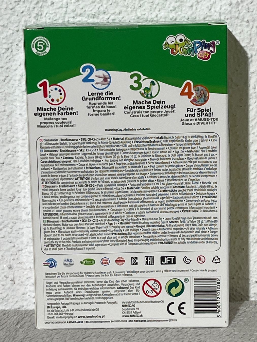 Kit bricolage: Lufttrocknende Modelliermasse Dinosaurier BRACHIOSAURUS – Nuovo e nell'imballaggio originale da Oberegg venduto da MZ_DiesundDas 1