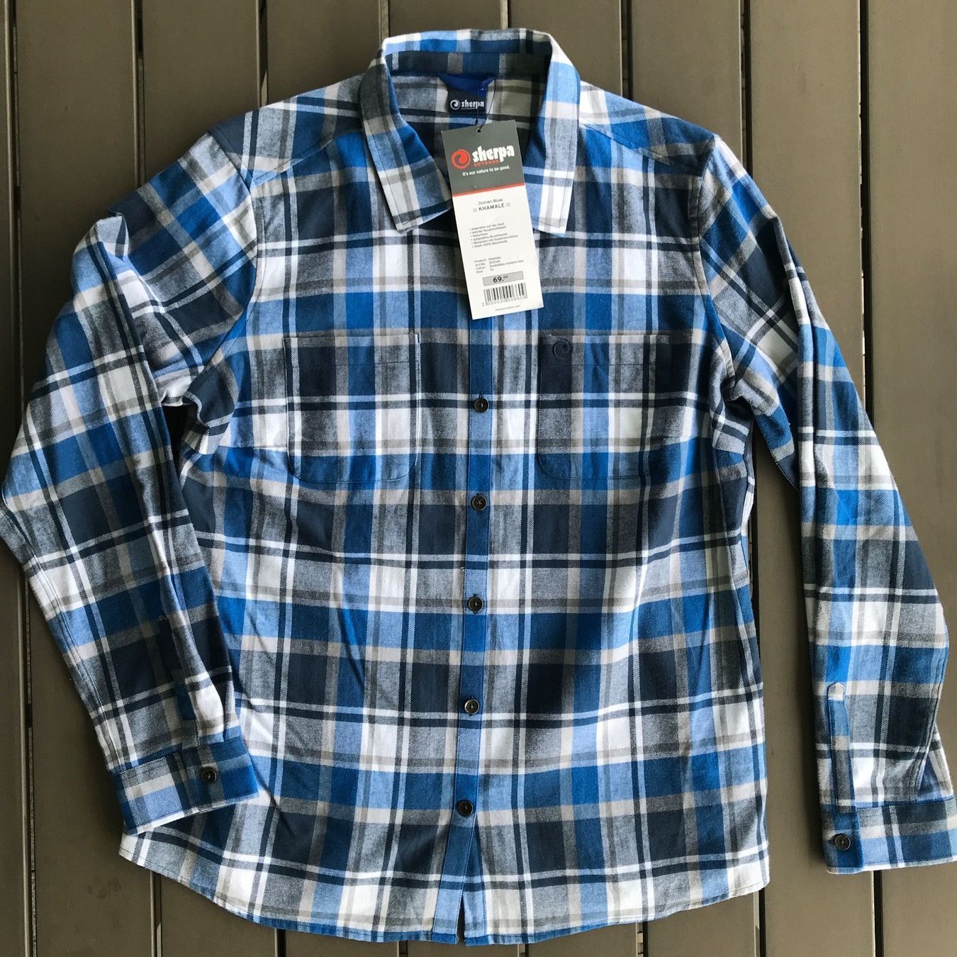 Sherpa Camicette: Sherpa Damenbluse Khamale, Gr. L, neu – Nuovo (secondo la descrizione) da Ebnat-Kappel venduto da Molton