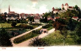 Burgdorf. Stadtkirche und Schloss