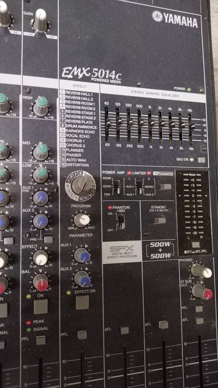 Yamaha Console di mixaggio: Table amplifié Yamaha EMX5014c – Usato da Vevey venduto da Djporradao 3