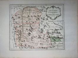 Toggenburg Kupferstichkarte   Reilly 1790 selten