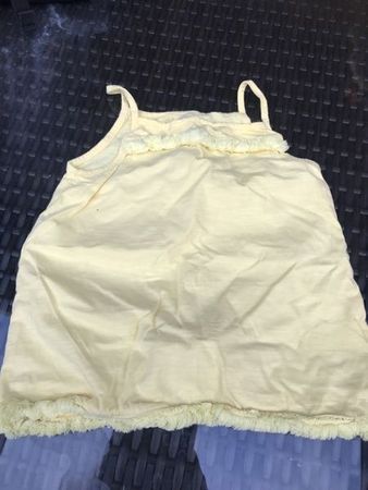 Mädchen T-Shirt Top 128 gelb