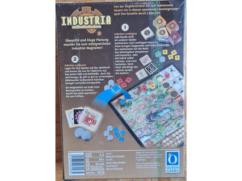 Giochi: Brettspiel "Industria" – Nuovo e nell'imballaggio originale da Zürich venduto da Desmond01 1