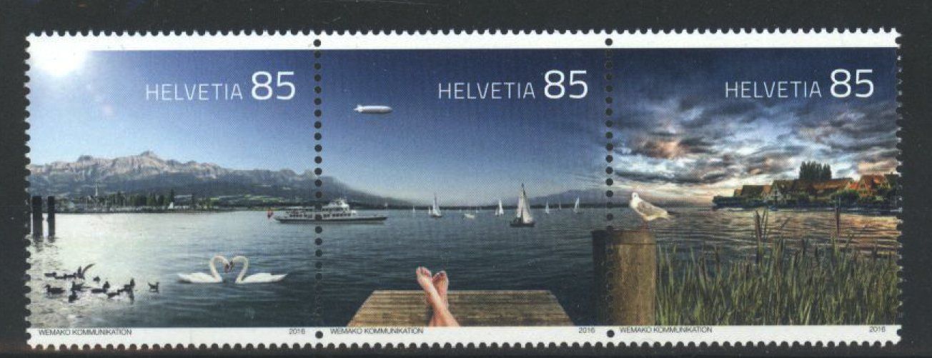 Alle Briefmarken: 2016, Sondermarken Bodensee ** – Neu (gemäss Beschreibung) aus Willisau von Vollstempel