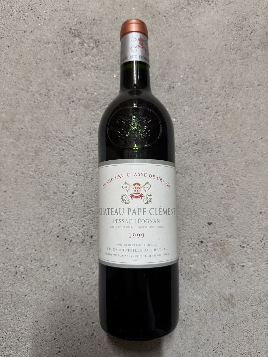 Wein: Château Pape Clément Pessac-Léognan 1999 – Neu und originalverpackt aus Crissier von Schtonic