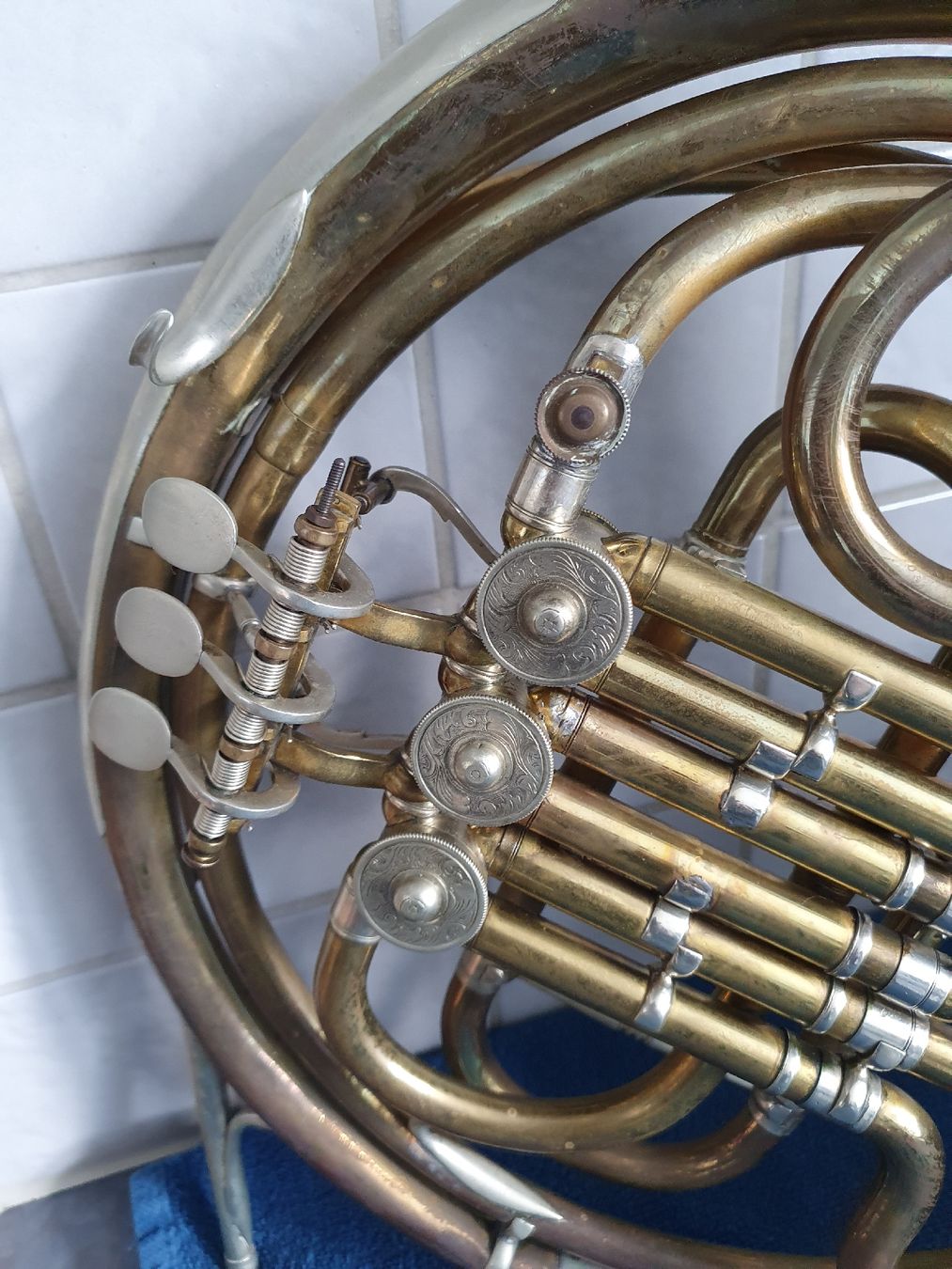 Musikinstrumente: Waldhorn alt  – Gebraucht aus WUERENLOS von  2