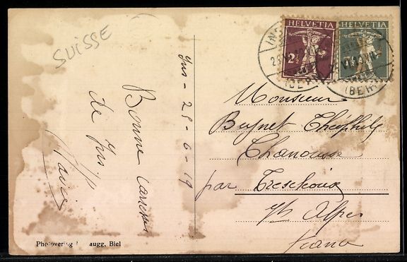 Cartoline postali: AK Ins, Straßenpartie – Usato da Berlin venduto da bartko-reher 1