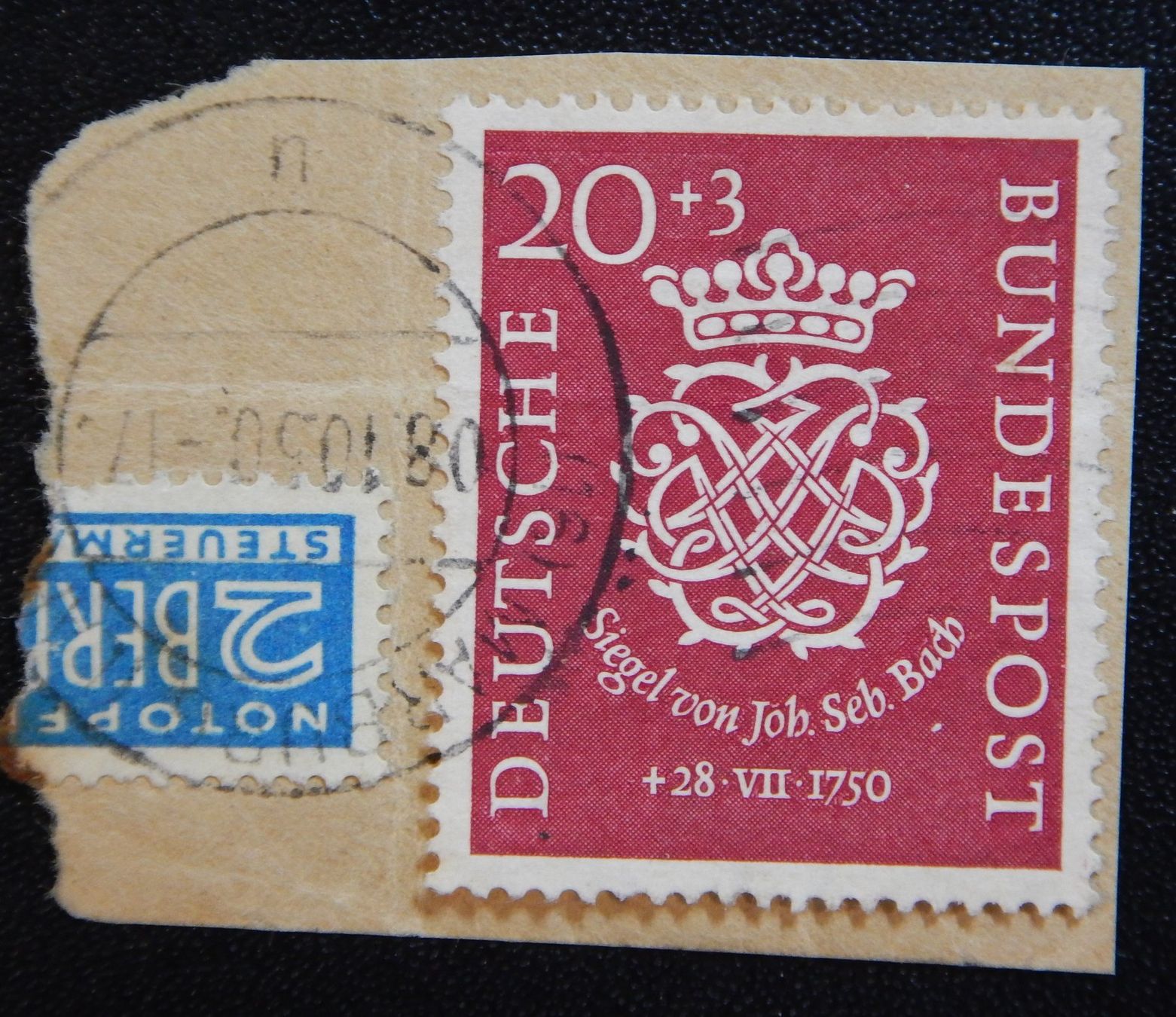Tutti i francobolli: BRD Kat. 122 gest. 1950 Kat. 65 Euro – Usato da Zürich venduto da Muehlekauf