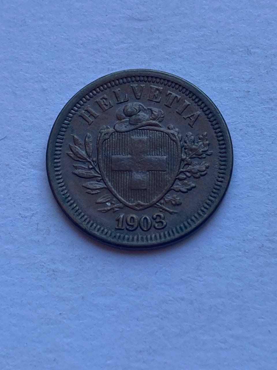 Alle Münzen: Schweiz 1 Rappen 1903 – Gebraucht aus Muralto von manueldisaba01