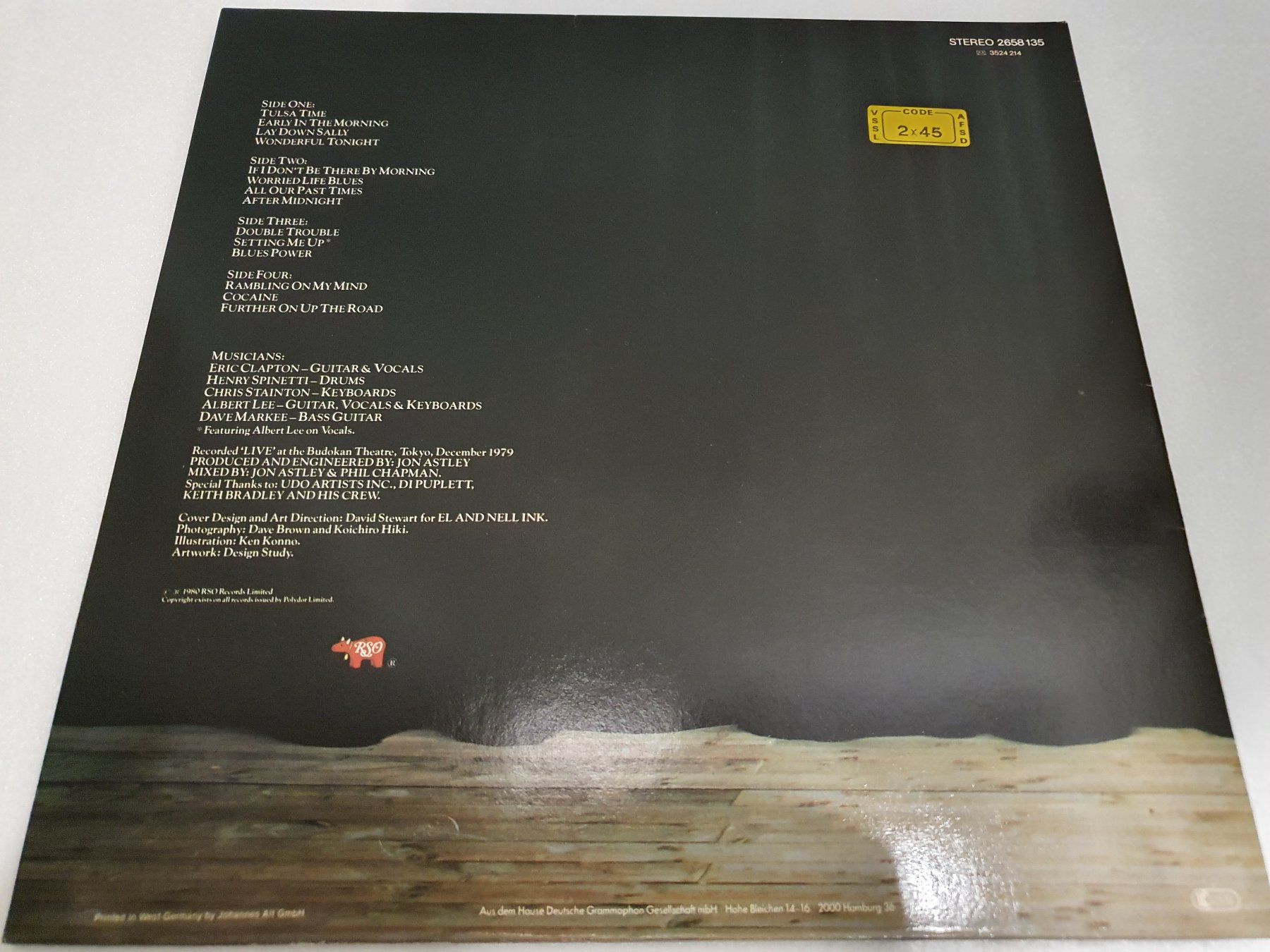 Schallplatten: Eric Clapton – Just One Night / 2 LP`s – Gebraucht aus Uster von Vinyl-Leidenschaft 1