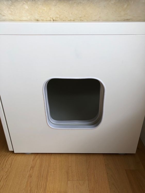 UPSKY Geschlossene Katzenklo Aus Edelstahl – Extra Groß, Mit Deckel, 30 L Fassungsvermögen, Inkl. Schaufel