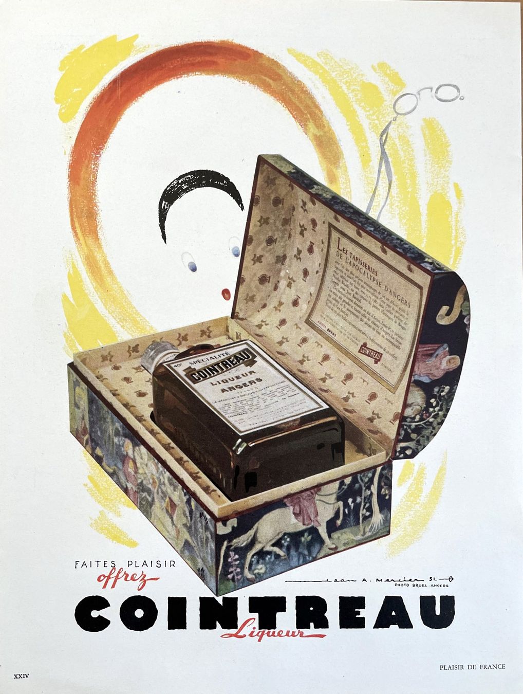 Affiche ancienne Saumur-Champigny Jean Adrien Mercier - Collection