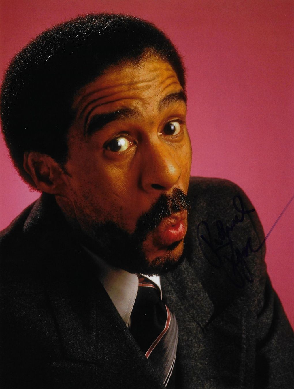Autografi: Original Autogramm Richard Pryor (Foto A4) – Usato da Ziefen venduto da Dancer99