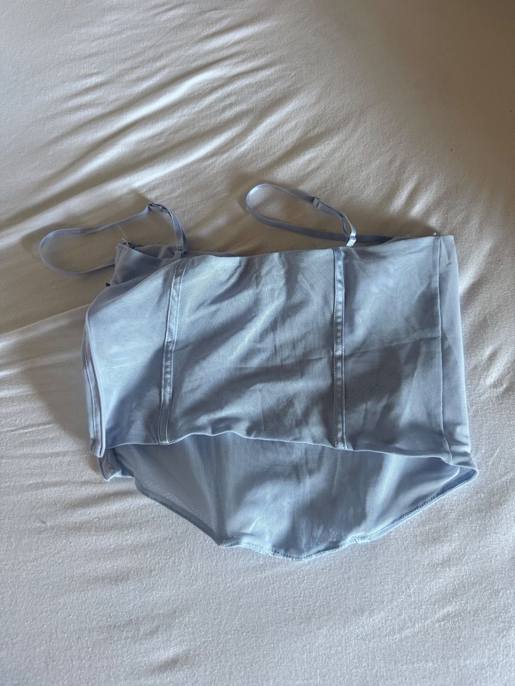 Bershka Top: Corsage hellblau Grösse M mit Spitze neuwertig – Usato da Laupen BE venduto da Alina_aaee 2