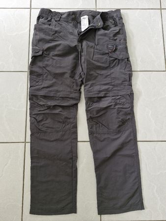 Quechua Trek Zip-Off Hose Grau, Grösse 46, Top Zustand! 