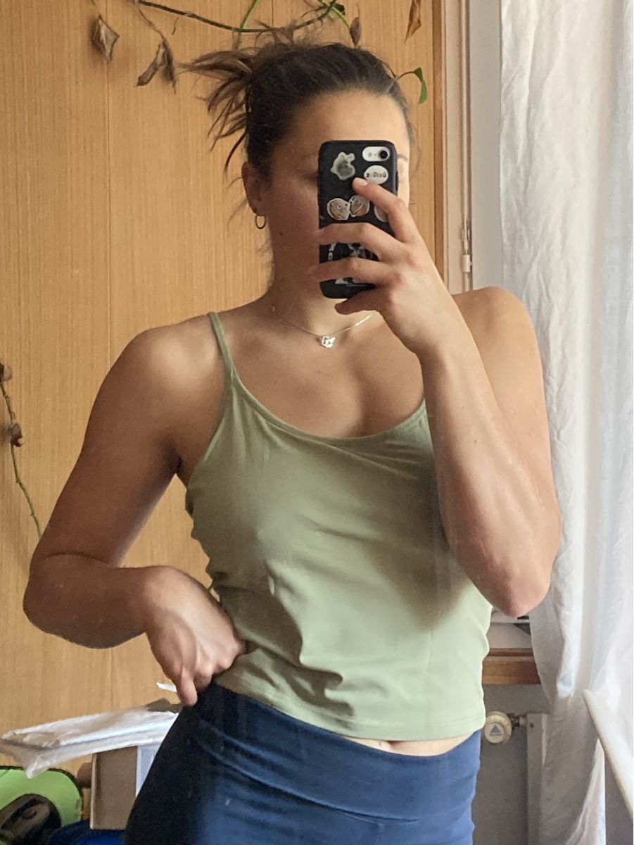 Top: Bruno Banani Top, olive, Gr. M – Usato da Siselen BE venduto da -skylein- 3