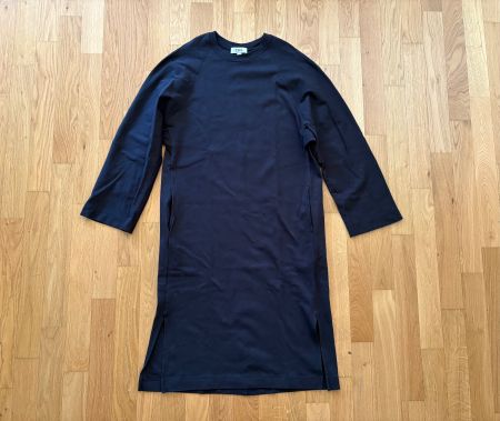 COS - Column Midi-Dress/Kleid aus Jersey in Schwarz, Gr. M