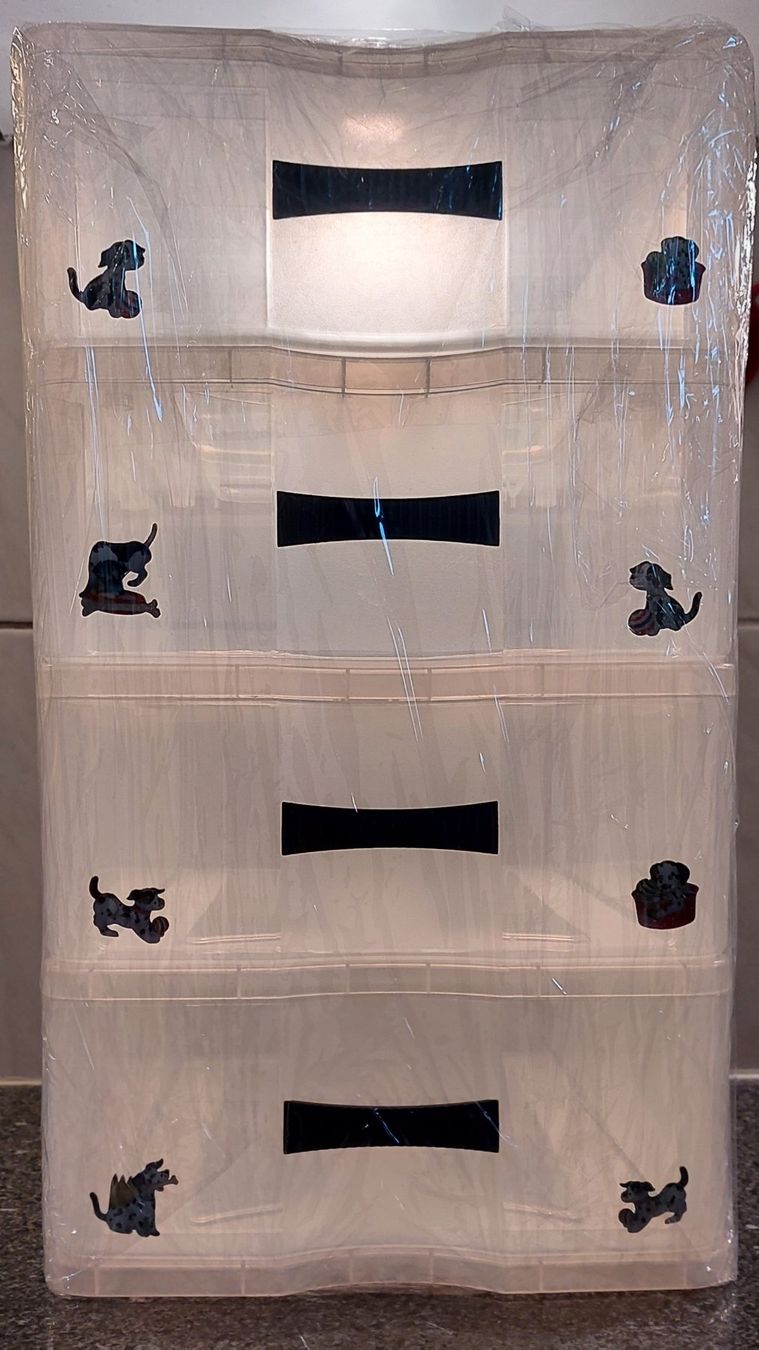 Rotho Contenitori & Simili: rotho Schubladenbox 4 Schübe DIN A4 stapelbar – Nuovo (secondo la descrizione) da Rotkreuz venduto da NICETOBUY 2